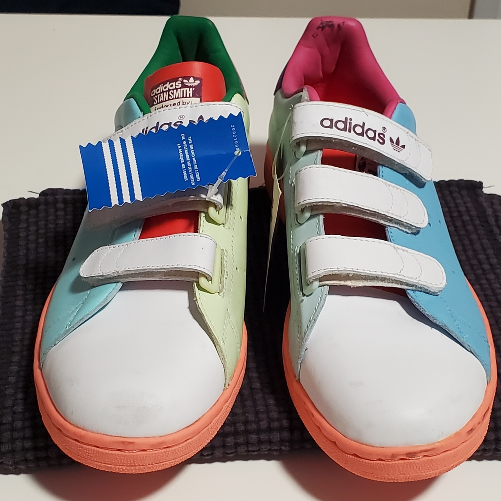 Adidas 451505 Multicolor Stan Smith Shoes Size 10